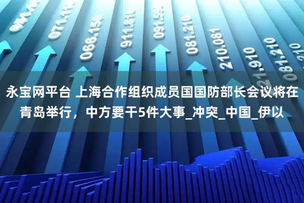 永宝网平台 上海合作组织成员国国防部长会议将在青岛举行，中方要干5件大事_冲突_中国_伊以