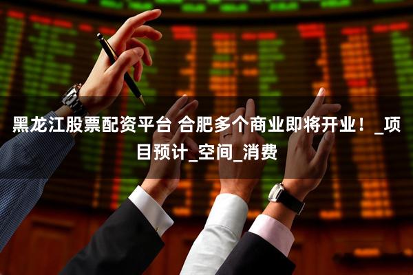 黑龙江股票配资平台 合肥多个商业即将开业！_项目预计_空间_消费